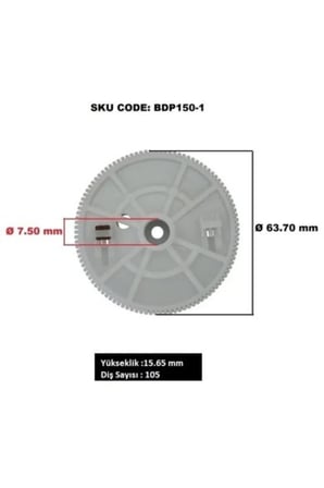 Bmw X3 X5 Mini Cooper Arka Silecek Motor Dişlisi (MIKNATISLI)