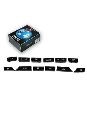 Bmw 5 F10 F11 Klima Kontrol Tuş Düğme Kapak Seti- 12 Düğme - Oem 61319328425
