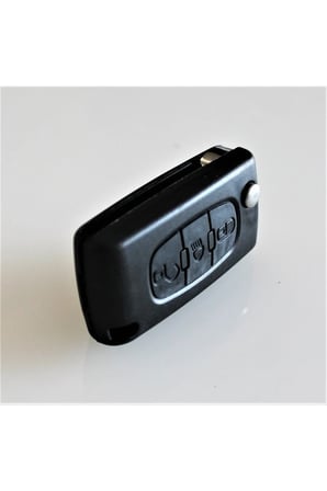 Peugeot Citroen 3 Tuşlu Far Logolu Anahtar Kabı