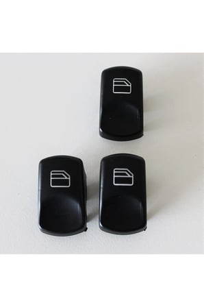 Mercedes Sprinter 2 906 Vw Crafter Yolcu Kapıları Cam Düğme Kapağı Sağ 3lü Set