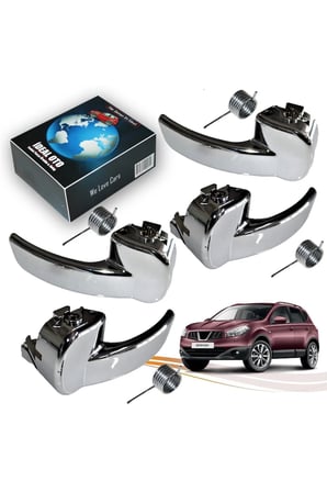 Nissan Qashqai 2007-2014 Kapı Iç Açma Kolu Ön Arka 4'lü Takım 80670jd00e
