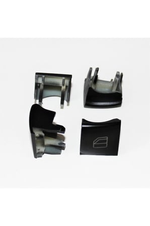 Mercedes W169 A W245 B W164 ml Gl Cam Açma Düğmesi Ön Sol 4'lü