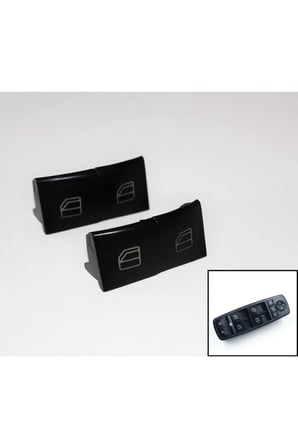 Mercedes W169 A W245 B W164 ml Gl Cam Açma Düğmesi Ön Sol 4'lü
