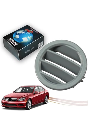Mercedes C W204 2007-2014 Klima Izgara Kapağı Gri 1 Adet