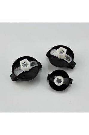 Vw Transporter T5 2003-2015 Kalorifer Düğmesi 3lü Set 7h0819045f (parlak)