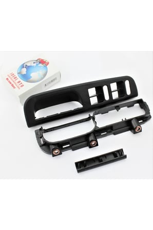 Vw Golf 4 Bora Kapı Kolu Cam Düğme Çerçeve Kapak Seti - 4 Kapılı 3b0867171a, 3b1867171e, 1j1867179a