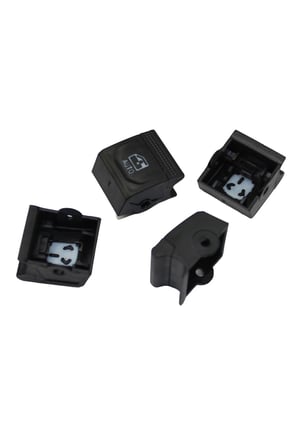 Renault Clio 5 Cam Düğme Kapakları 4lü Set