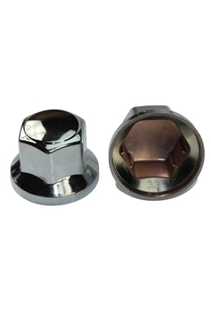 Tır Kamyon İçin 40 Adet Krom Bijon Anahtar Kapağı (33 MM)