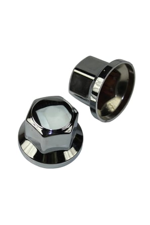 Tır Kamyon İçin 40 Adet Krom Bijon Anahtar Kapağı (33 MM)