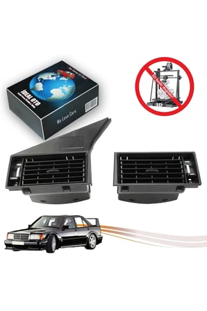 Mercedes 190 W201 1982-1993 İçin Sol & Sağ Havalandırma Klima Izgarası (3d Baskı Değildir)