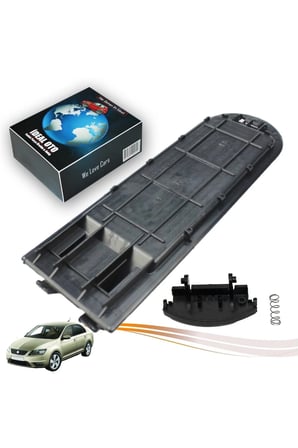 Seat Toledo 4; 2012-2019 İçin Kolçak Kapağının Alt Plastik Tamir Seti (Siyah Renk)