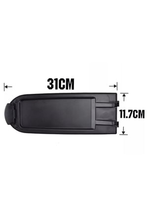 Seat Toledo 4; 2012-2019 İçin Kolçak Kapağının Alt Plastik Tamir Seti (Siyah Renk)