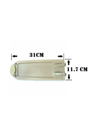 Seat Toledo 4; 2012-2019 İçin Kolçak Kapağının Alt Plastik Tamir Seti (Krem Renk)