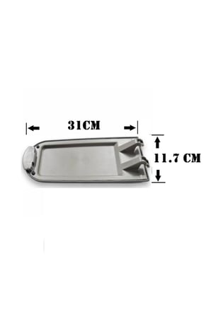 Seat Ibiza 6J İçin Kolçak Kapağının Alt Plastik Tamir Seti (Gri Renk)