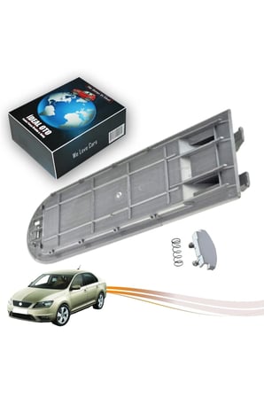 Seat Toledo 4; 2012-2019 İçin Kolçak Kapağının Alt Plastik Tamir Seti (Gri Renk)