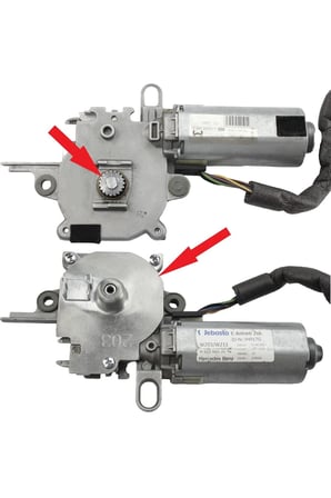 Mercedes C-Sınıfı W203 2000-2011 İçin Sunroof Motor Kapağı ve Dişli Seti 203 820 31 42 / 2038203142