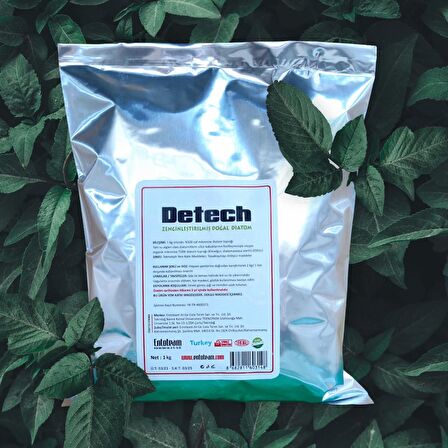 DETECH 1 KG+Püskürtücü (Diatom Bit ve Parazit Tozu/Zehirsizdir (Kimyasal Madde Içermez)