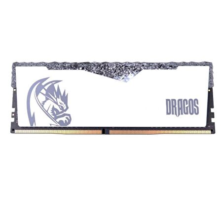 Dragos Sirius Vega M 16GB 3200MHz  CL22 1.2V DDR4 Beyaz Soğutuculu RGB Bellek