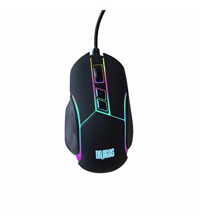 Dragos NeonStorm Neonstorm M10K 10400 DPI Usb Kablolu RGB Gaming Optik Makrolu Gaming Mouse