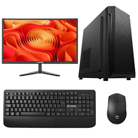 Turbox Tx381 Intel i5 650 8 GB DDR3 RAM 256 GB SSD Intel HD Graphics FreeDos Masaüstü Bilgisayar 