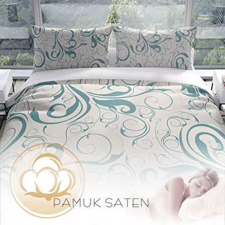 Cattleya Twigs 3D Temalı Pamuk Saten Çift Kişilik Nevresim Takımı