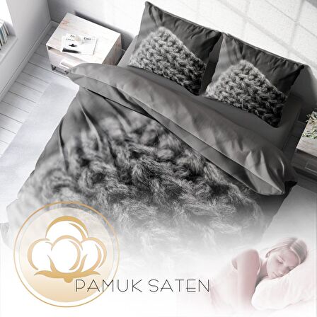 Monohome Örgü 2 3D Temalı Pamuk Saten Çift Kişilik Nevresim Takımı