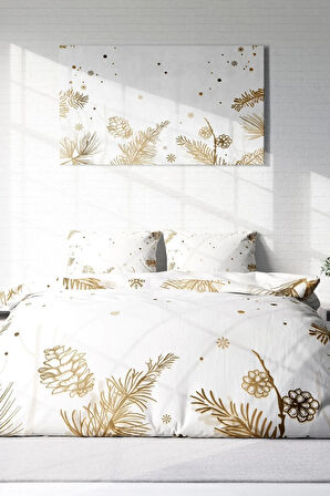 Nevresim Takımı %100 Doğal Pamuk Çift Kişilik 3d Digital Soft