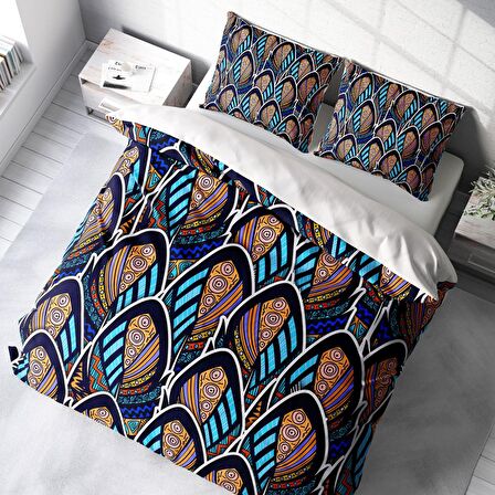 Monohome Bohem 3D Temalı Pamuk Saten Çift Kişilik Nevresim Takımı