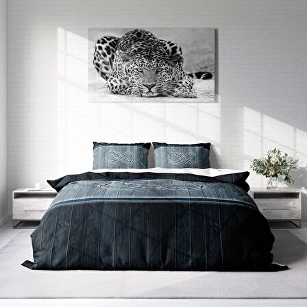 Monohome Endless Love 3D Temalı Pamuk Saten Çift Kişilik Nevresim Takımı