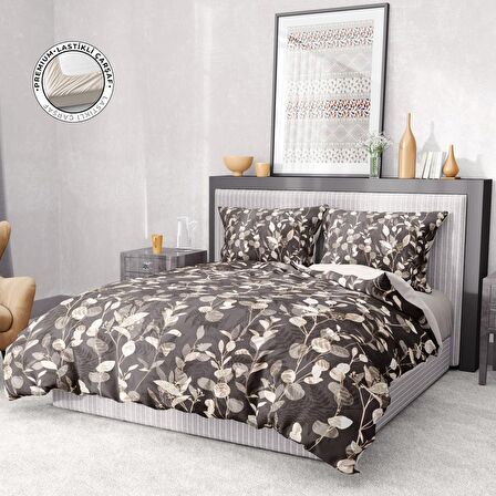 Monohome Premium Luxury İvy Dream 3D Temalı Pamuk Saten Çift Kişilik Nevresim Takımı