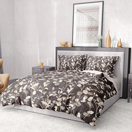 Monohome Premium Luxury İvy Dream 3D Temalı Pamuk Saten Çift Kişilik Nevresim Takımı