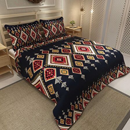 MonoHome Pike Takımı Jakar Dokuma Pamuklu 3D Dijital Baskı Ethnic Geometric
