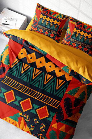 Lastikli Çarşaflı %100 Pamuk Saten Çift Kişilik Nevresim Takımı Avaiyo