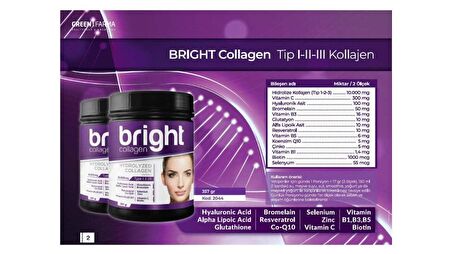 Green Farma Bright Kollajen Tip 1-2-3