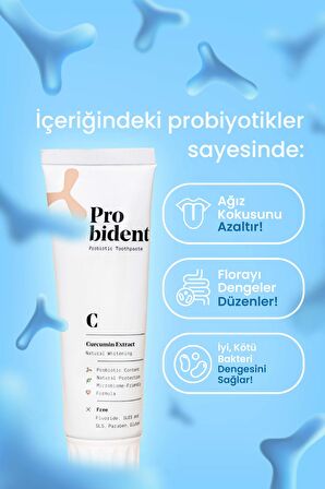 Probident Aktif Probiyotikli Zerdeçal Özüt Ilaveli 3'lü Paket