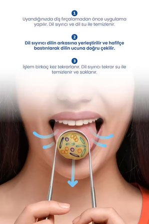 Probident Dil Temizleme Aparatı / Dil Sıyırıcı Kese Hediyeli