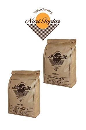 Nuri Toplar Türk Kahvesi 250 Gr. 2 Adet (GÜNLÜK ÇEKİLMİŞ) 500 gram