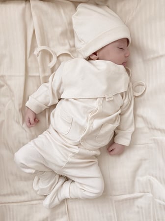 Naturaborn GOTS Organik Sertifikalı Bebek Fular Mama Önlüğü