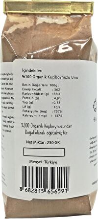 Katkısız Doğal Organik Keçiboynuzu Unu +8 Ay 230 gr