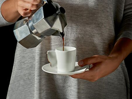 Kaffa Türk Kahve Fincanı Seti 2 lı Sade