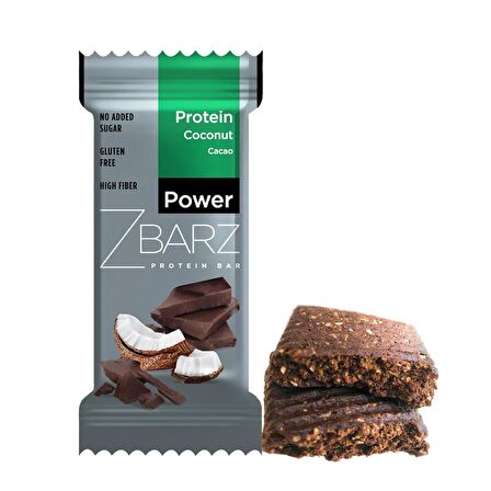 Power Protein Hindistan Cevizi - Kakaolu Bar 35 Gr (24'lü)