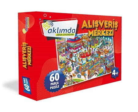 60 Parça Puzzle Alışveriş Merkezi