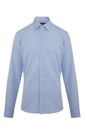 Mavi Desenli Modern Fit Pamuklu Gömlek | S