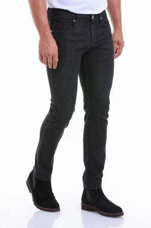 Erkek Siyah Slim Fit Düşük Bel Basic Kot Pantolon | 29
