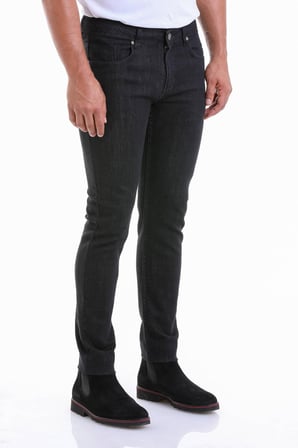 Erkek Siyah Slim Fit Düşük Bel Basic Kot Pantolon | 29