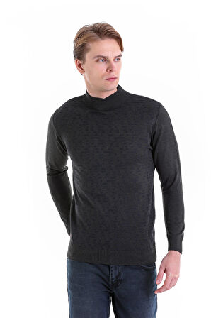 Antrasit TK STREET YARIM BAL. YAKA JAKARLI TRİKO 10W90ACR