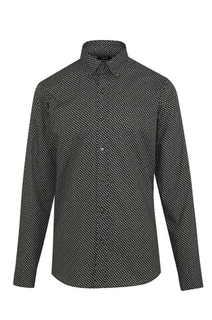 Haki Desenli Modern Fit %100 Pamuk Gömlek | XS