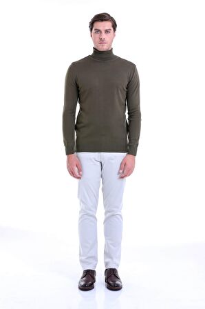 Çağla Balıkçı Yaka Regular Fit Triko Kazak | L