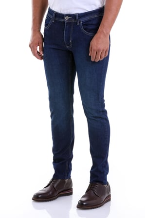 Slim Fit Düz Düşük Bel Kot Pantolon