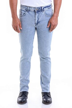 Erkek Antrasit Slim Fit Düşük Bel Basic Kot Pantolon | 38